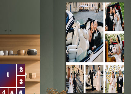 x6 Collage Portrait Canvas Print (AOA0090)