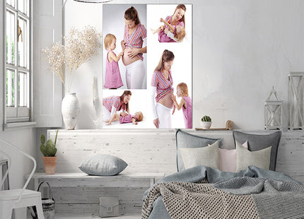 x4 Collage Portrait Canvas Print {R} (AOA0079)
