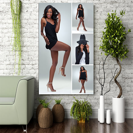 x4 Collage Portrait Canvas Print {M} (AOA0080)