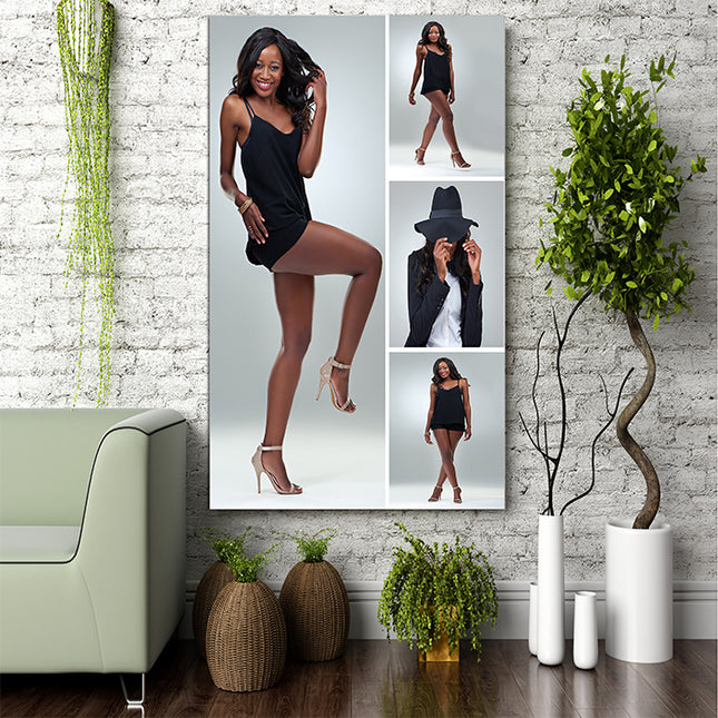 x4 Collage Portrait Canvas Print {M} (AOA0080)
