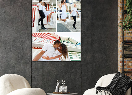 x3 Collage Portrait Canvas Print {N} (AOA0074)
