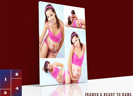 x4 Collage Portrait Canvas Print (AOA0079)