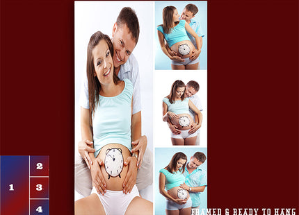x4 Collage Portrait Canvas Print (AOA0080)