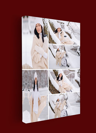 x6 Collage Portrait Canvas Print {R} (AOA0091)