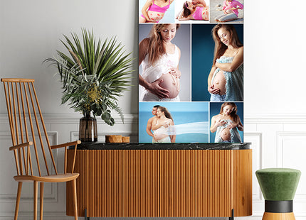 x7 Collage Portrait Canvas Print {R} (AOA0084)