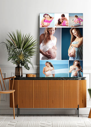 x7 Collage Portrait Canvas Print {R} (AOA0084)