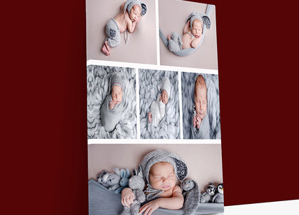 x6 Collage Portrait Canvas Print {M} (AOA0087)