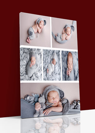 x6 Collage Portrait Canvas Print {M} (AOA0087)