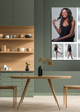 x6 Collage Portrait Canvas Print {R} (AOA0090)