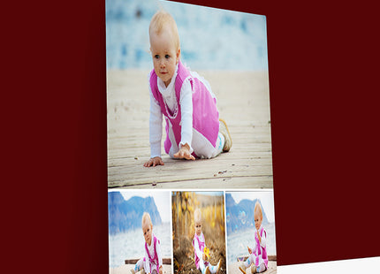 x4 Collage Portrait Canvas Print {M} (AOA0094)