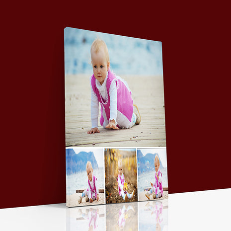 x4 Collage Portrait Canvas Print {M} (AOA0094)