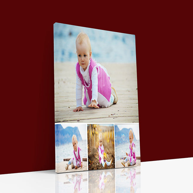 x4 Collage Portrait Canvas Print {M} (AOA0094)