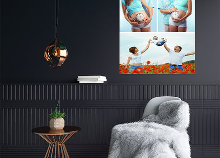 x3 Collage Portrait Canvas Print {M} (AOA0074)