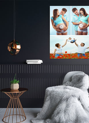 x3 Collage Portrait Canvas Print {M} (AOA0074)