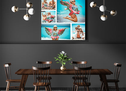 x8 Collage Portrait Canvas Print {R} (AOA0082)