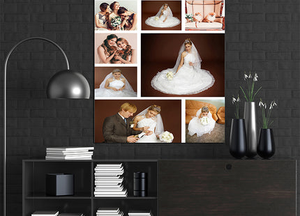 x10 Collage Portrait Canvas Print {N} (AOA0083)