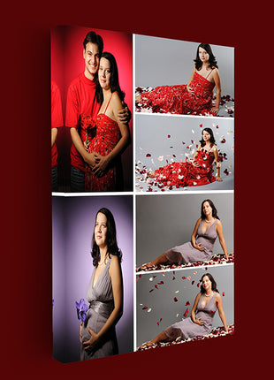 x6 Collage Portrait Canvas Print {N} (AOA0091)