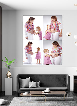 x4 Collage Portrait Canvas Print {R} (AOA0078)
