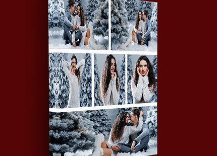 x6 Collage Portrait Canvas Print {Q} (AOA0087)