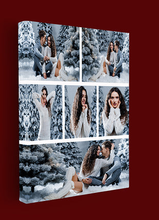 x6 Collage Portrait Canvas Print {Q} (AOA0087)