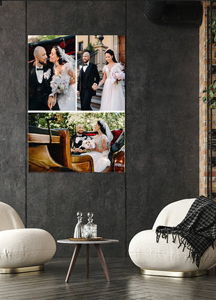 x3 Collage Portrait Canvas Print {R} (AOA0074)