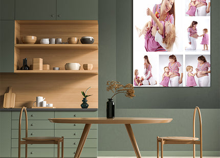 x6 Collage Portrait Canvas Print {R} (AOA0090)