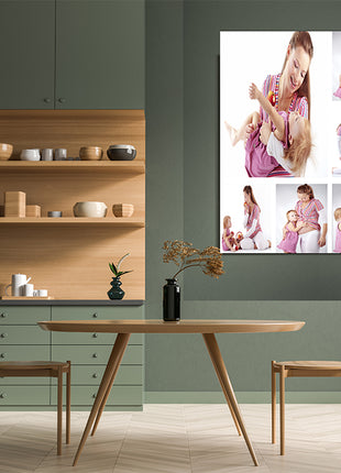 x6 Collage Portrait Canvas Print {R} (AOA0090)