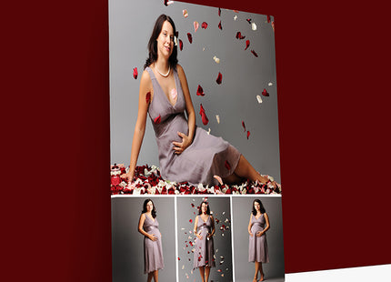 x4 Collage Portrait Canvas Print {R} (AOA0094)