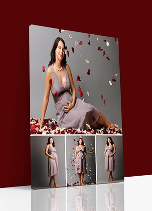 x4 Collage Portrait Canvas Print {R} (AOA0094)