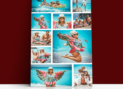 x10 Collage Portrait Canvas Print {R} (AOA0083)
