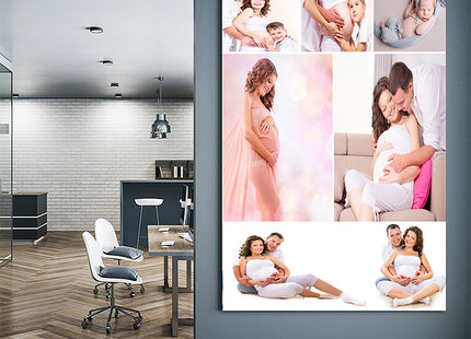 x7 Collage Portrait Canvas Print {N} (AOA0084)