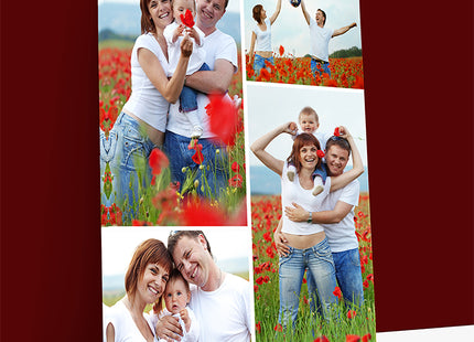 x4 Collage Portrait Canvas Print (AOA0079)