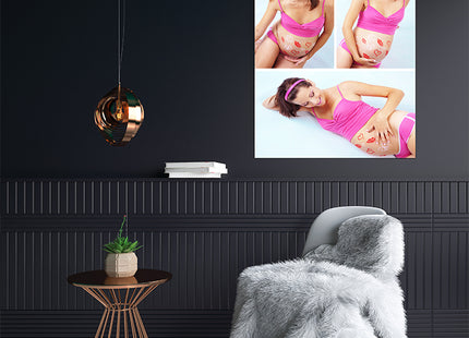 x3 Collage Portrait Canvas Print {R} (AOA0074)