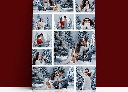 x10 Collage Portrait Canvas Print {N} (AOA0083)