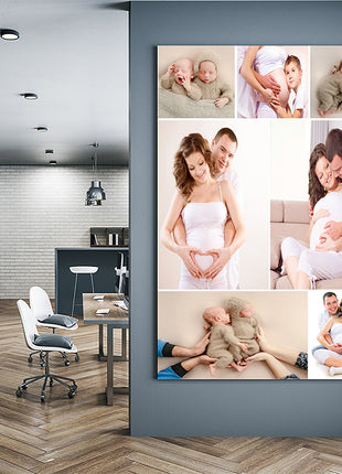 x7 Collage Portrait Canvas Print {R} (AOA0084)