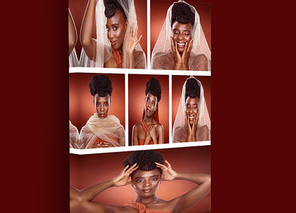 x6 Collage Portrait Canvas Print {N} (AOA0087)