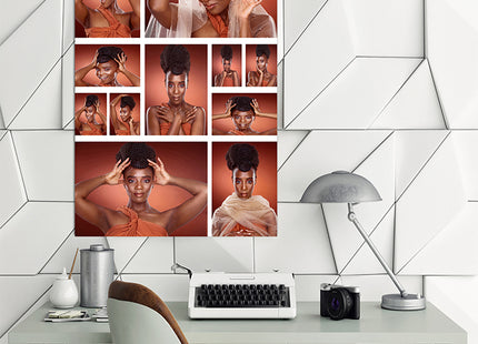 x11 Collage Portrait Canvas Print {R} (AOA0088)