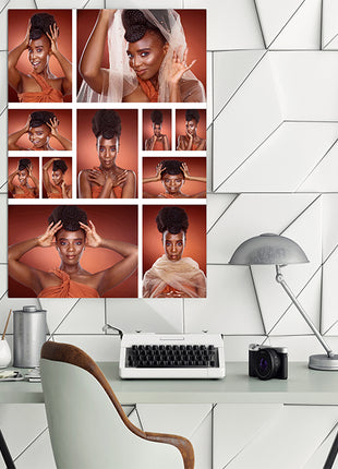 x11 Collage Portrait Canvas Print {R} (AOA0088)