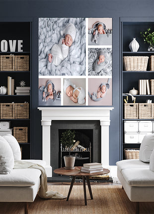 x6 Collage Portrait Canvas Print {M} (AOA0090)