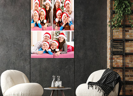 x3 Collage Portrait Canvas Print {N} (AOA0074)