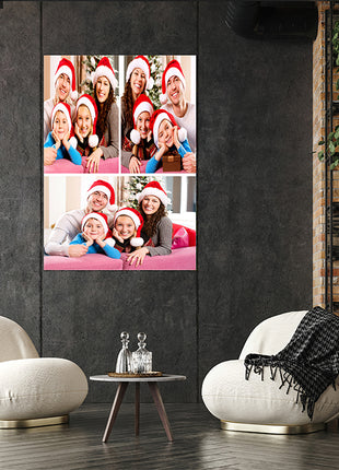x3 Collage Portrait Canvas Print {N} (AOA0074)