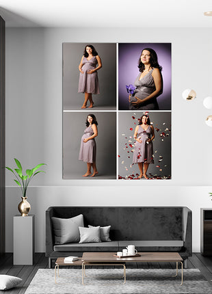 x4 Collage Portrait Canvas Print {R} (AOA0078)