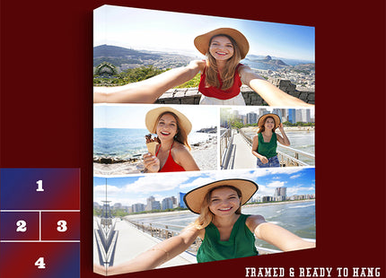 x4 Collage Portrait Canvas Print {M} (AOA0076)