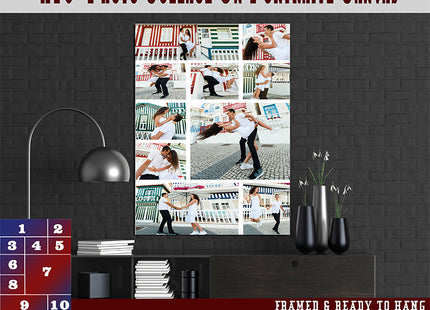 x10 Collage Portrait Canvas Print (AOA0083)