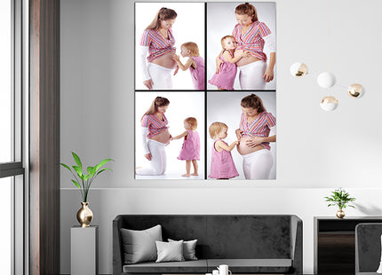 x4 Collage Portrait Canvas Print {M} (AOA0078)