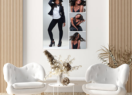 x4 Collage Portrait Canvas Print {M} (AOA0080)