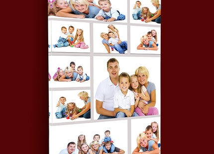 x10 Collage Portrait Canvas Print {N} (AOA0083)