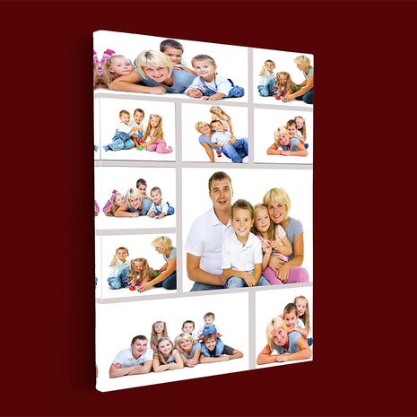 x10 Collage Portrait Canvas Print {N} (AOA0083)