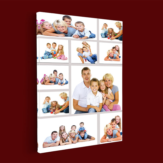 x10 Collage Portrait Canvas Print {N} (AOA0083)