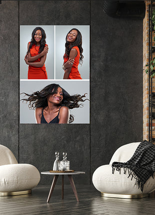 x3 Collage Portrait Canvas Print {M} (AOA0074)